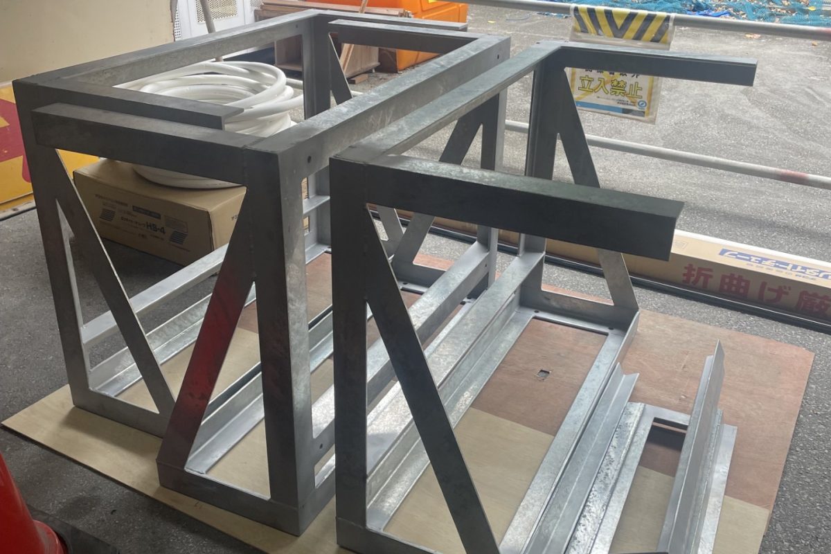 エアコン架台製作